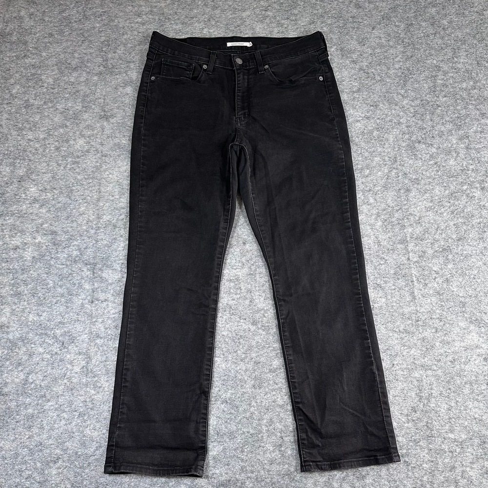 Levi Strauss Classic Straight Jeans Black Womens 12S